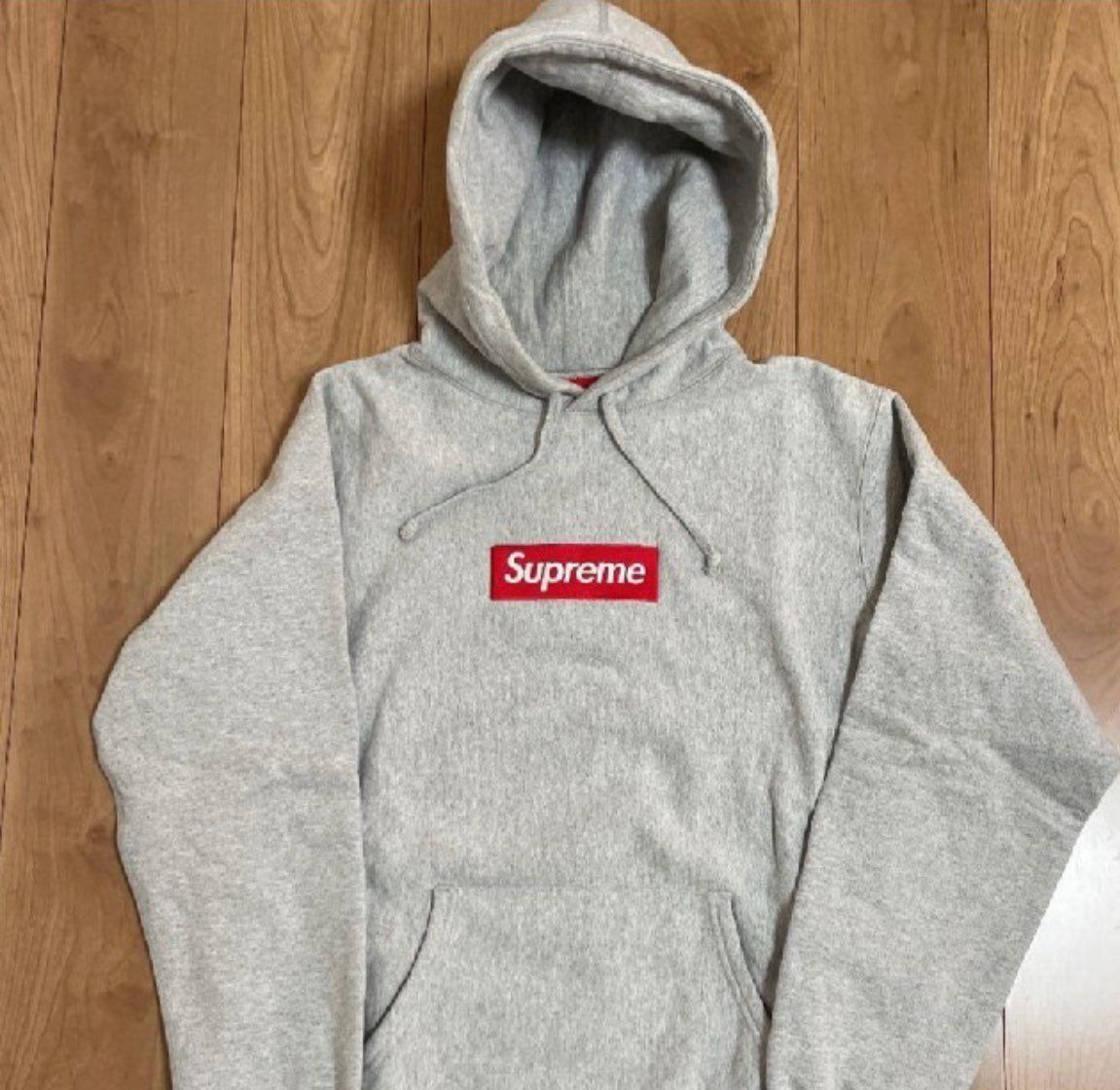 Supreme Box Logo Hooded Sweatshirt "Heather Grey" (16FW)