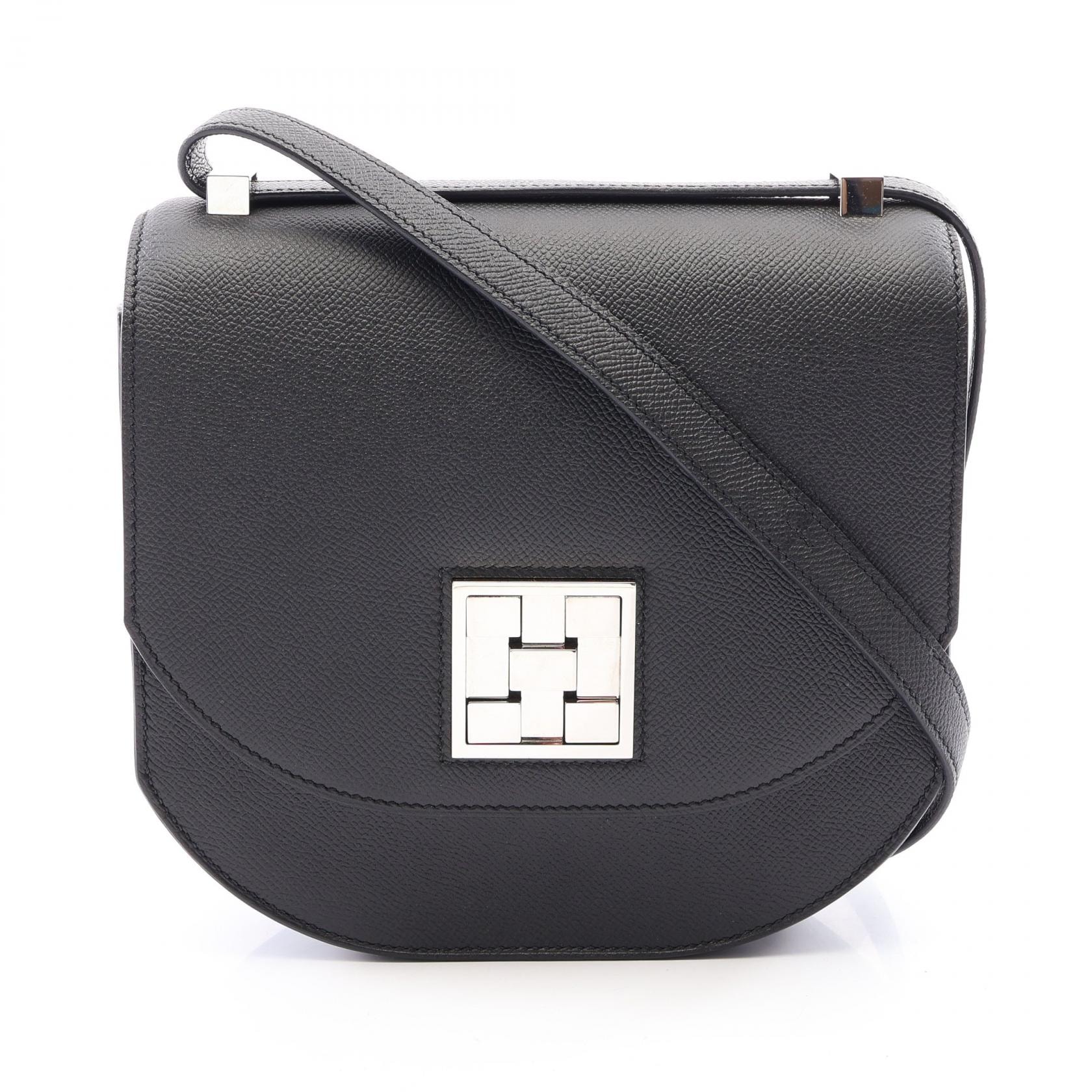 エルメス HERMES モザイク ショルダーバッグ バッグ ヴォーエプソン ヴォーエプソン Y刻印(2020年製造) レディース ブラック系 072036CK 【中古】