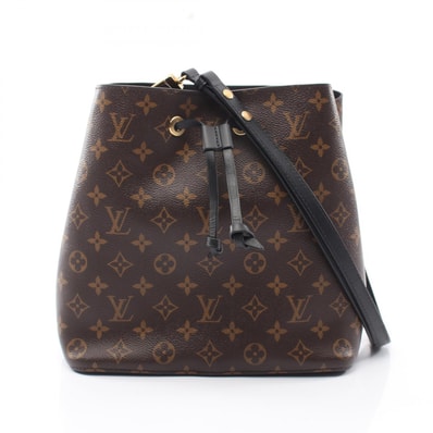 ルイ・ヴィトン LOUIS VUITTON ネオノエ モノグラム ノワール ショルダーバッグ バッグ PVCコーティングキャンバス レザー モノグラム ノワール レディース ブラウン系 / ブラック系 M44020 【中古】