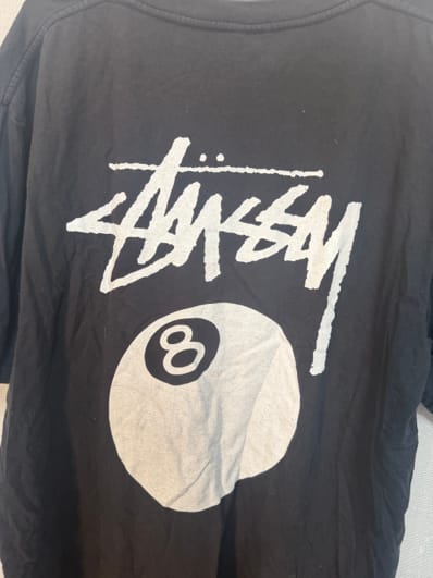 Stussy 8 Ball Tee Pigment Dyed "Black"