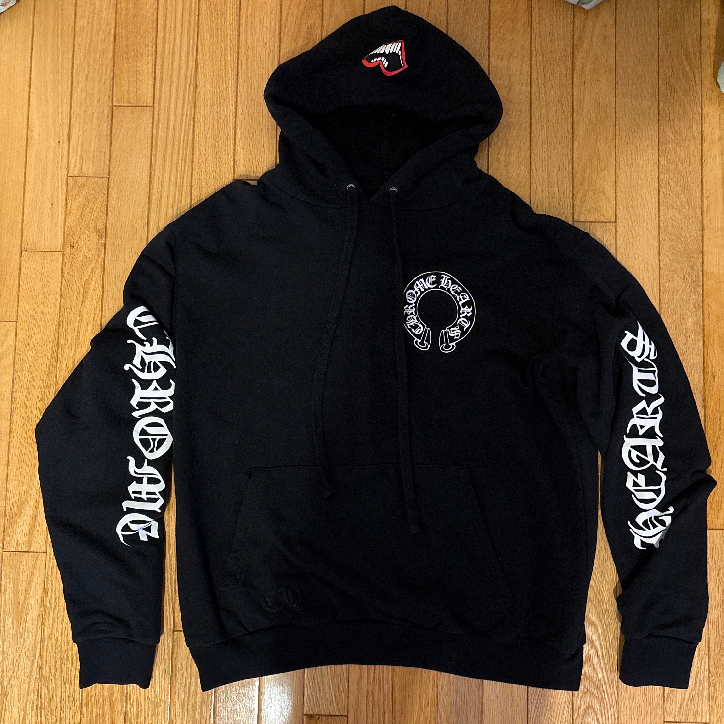 Chrome Hearts Matty Boy Chomper Horseshoe Hoodie "Black"