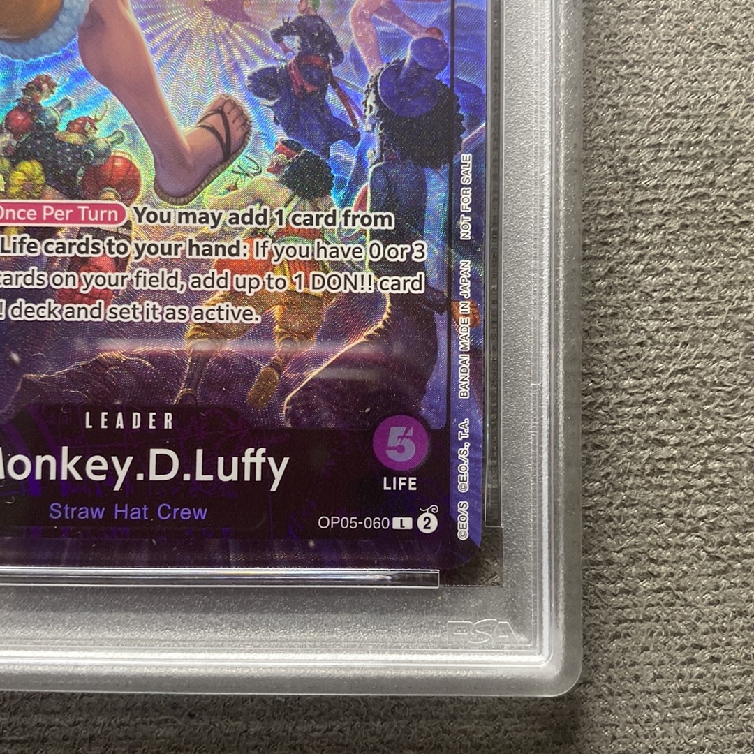 PSA10】モンキー・D・ルフィ L [OP05-060]【英語版】（PSA限定コラボ