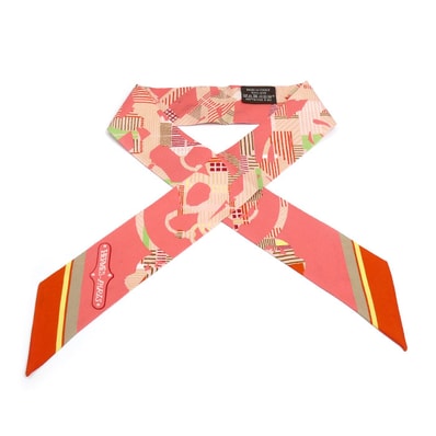HERMES エルメス ツイリー CAVALCADOUR MORNING スカーフ マルチカラー レディース【中古】
