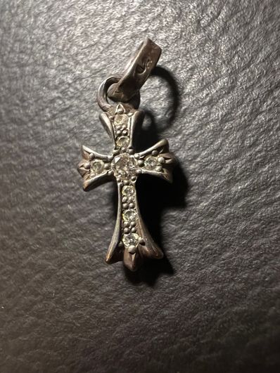 Chrome Hearts CH Cross Baby Fat Charm "Silver"