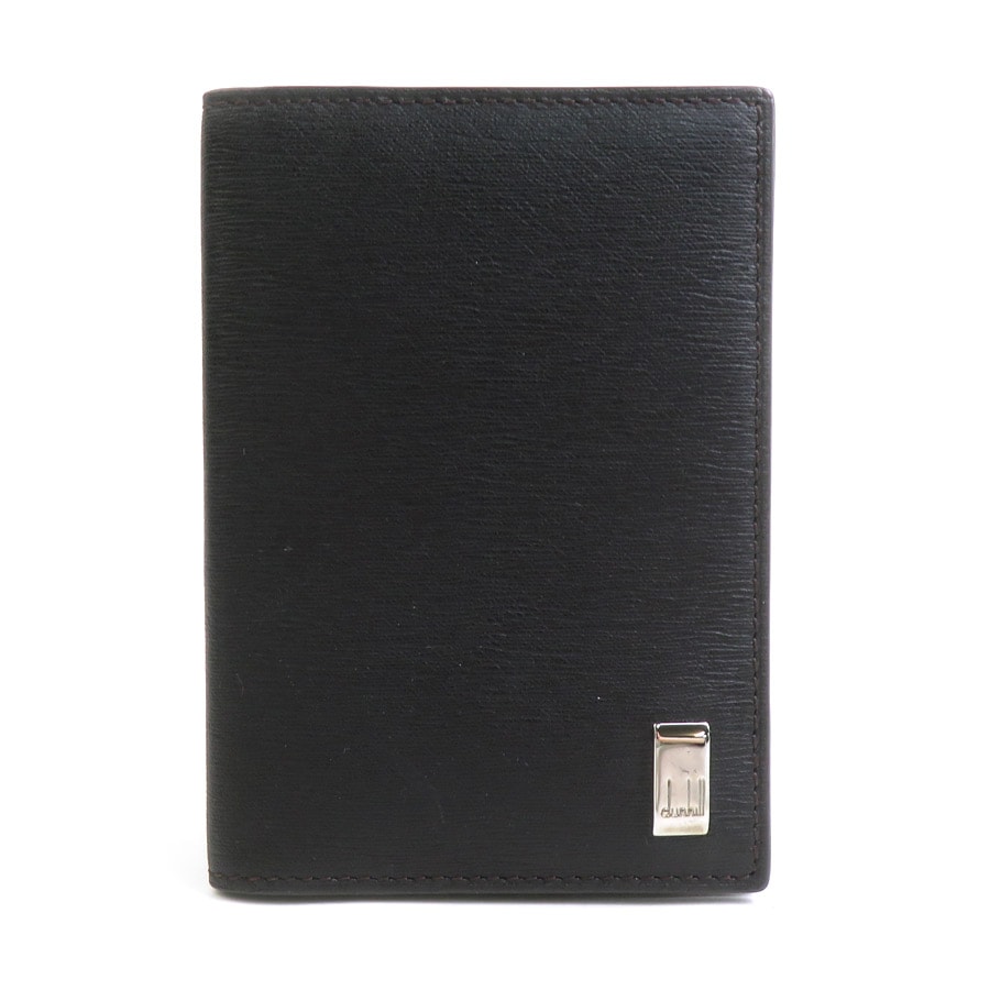 ダンヒル Dunhill カードケース レザー ブラック メンズ【中古】 r11028a