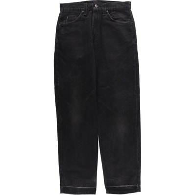 古着 90年代 リーバイス Levi's 40550-4159 RELAXED FIT オレンジタグ ブラックデニム テーパードデニムパンツ USA製 メンズw31相当 ヴィンテージ/evb030892
