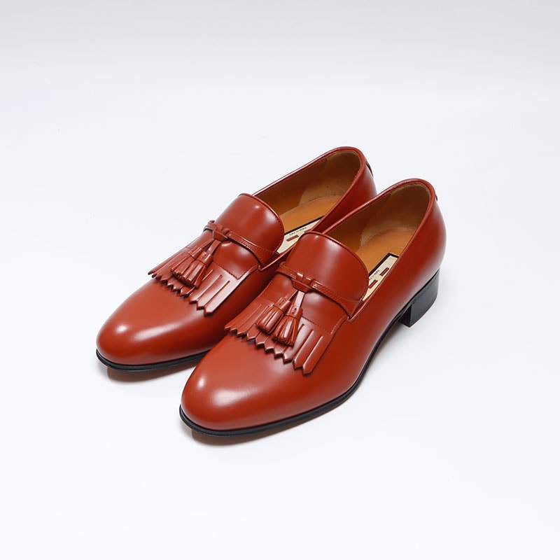 グッチ GUCCI レザー タッセル Size:8 27cm ローファー レザー【中古】