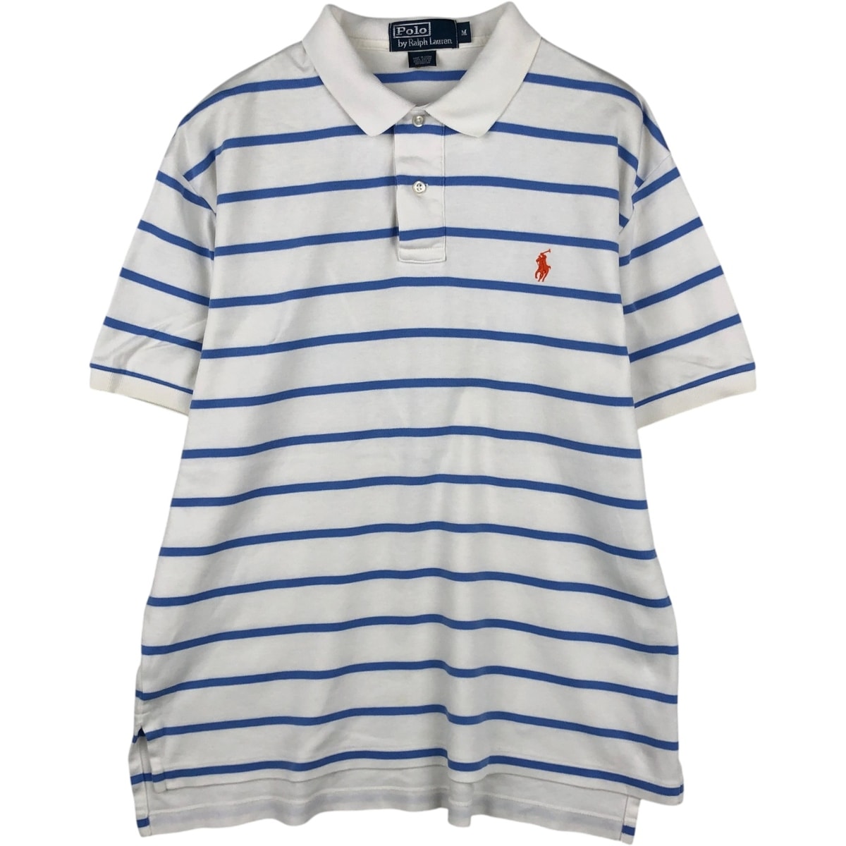 古着 ラルフローレン Ralph Lauren POLO by Ralph Lauren 半袖 ボーダー ポロシャツ メンズM相当/eaa635161