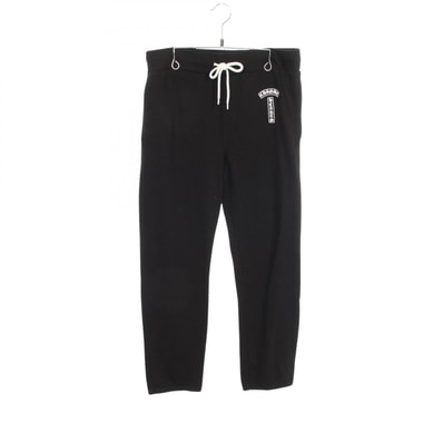クロムハーツ CHROME HEARTS ホースシュー パンツ 衣料品 ボトムス レーヨン ポリエステル メンズ ブラック系 【中古】