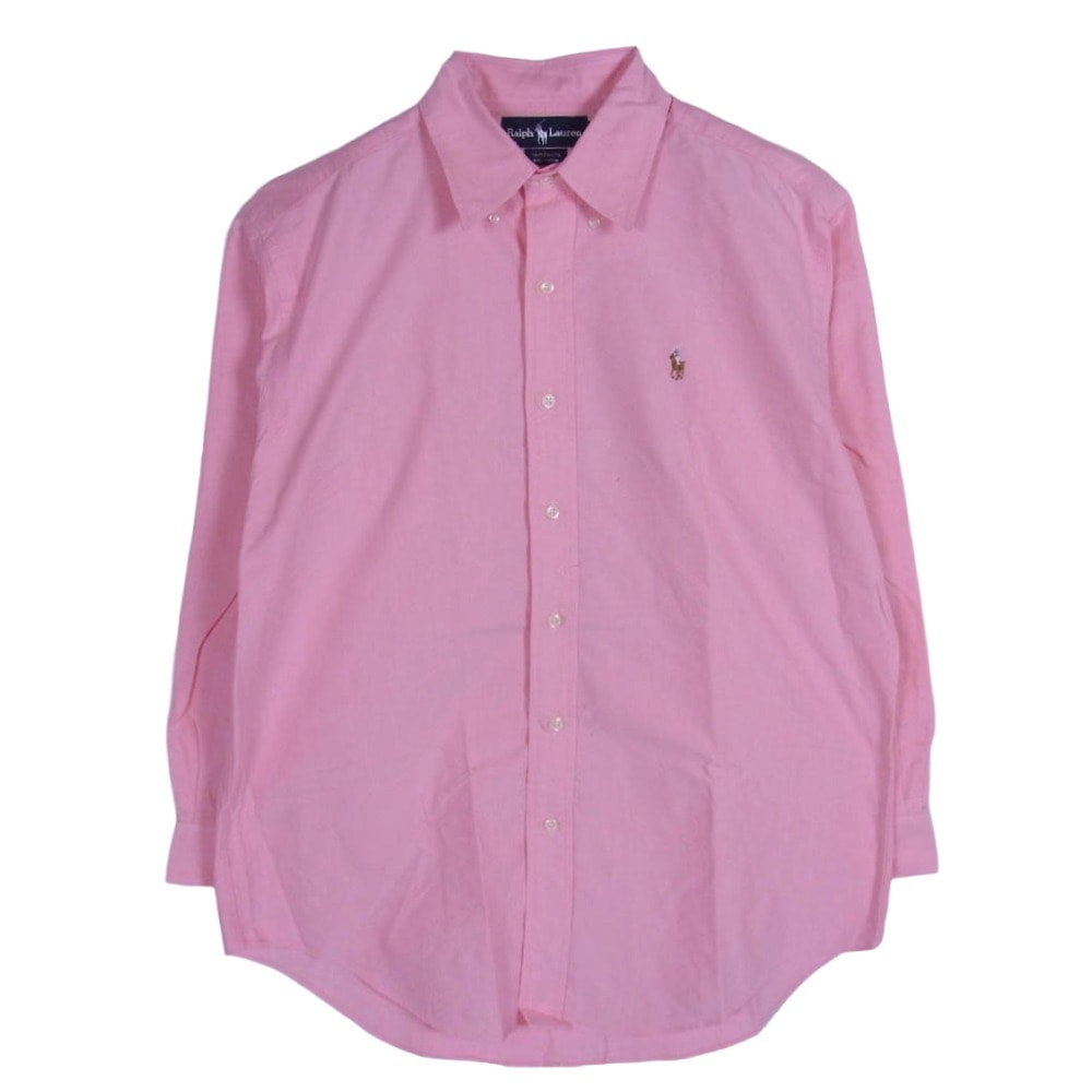 RALPH LAUREN ラルフローレン 長袖シャツ YARMOUTH 長袖 シャツ ピンク系 41-84【中古】