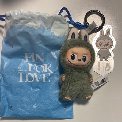POP MART THE MONSTERS (LABUBU) Pin for Love Series-Vinyl Plush Pendant (N-Z) ! (Secret)