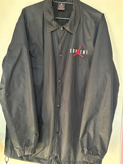 Supreme x Jordan Coaches Jacket "Black"