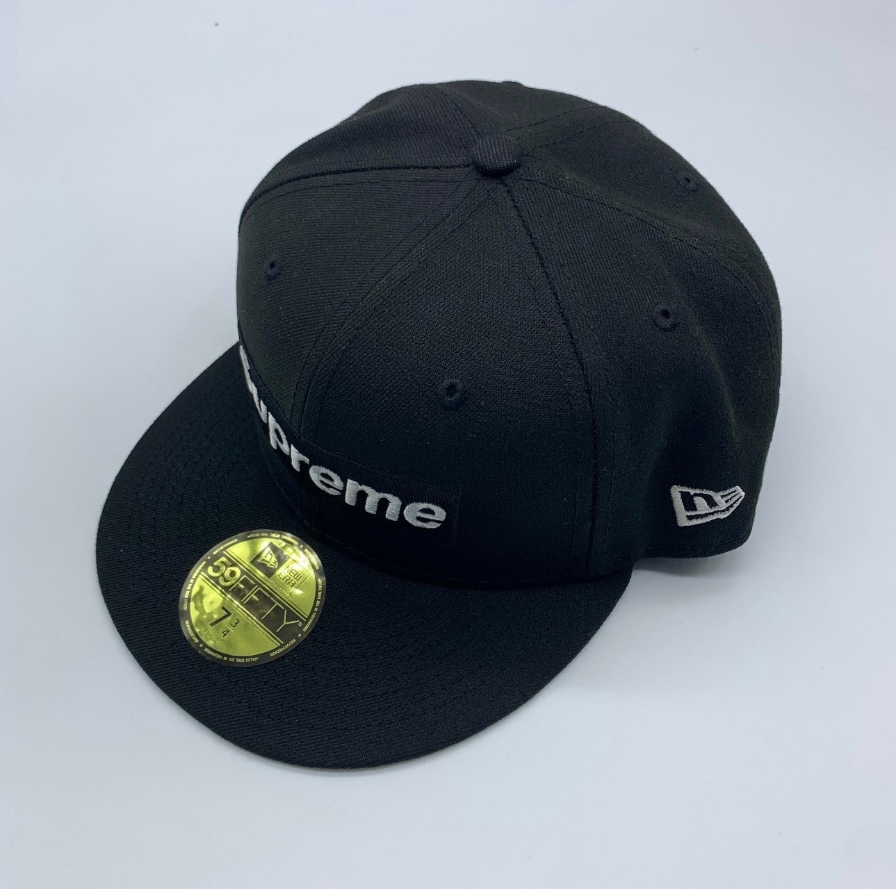 Supreme NEW ERA シュプリーム ニューエラ 初期 BOX LOGO ボックス ロゴ キャップ サイズ7 1/2 ブラック グリーン 黒 緑 帽子 メンズ Supreme No Comp Box Logo New Era 
