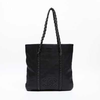 シャネル CHANEL ラグジュアリー チェーン 10番台 2005-2006 トートバッグ【中古】