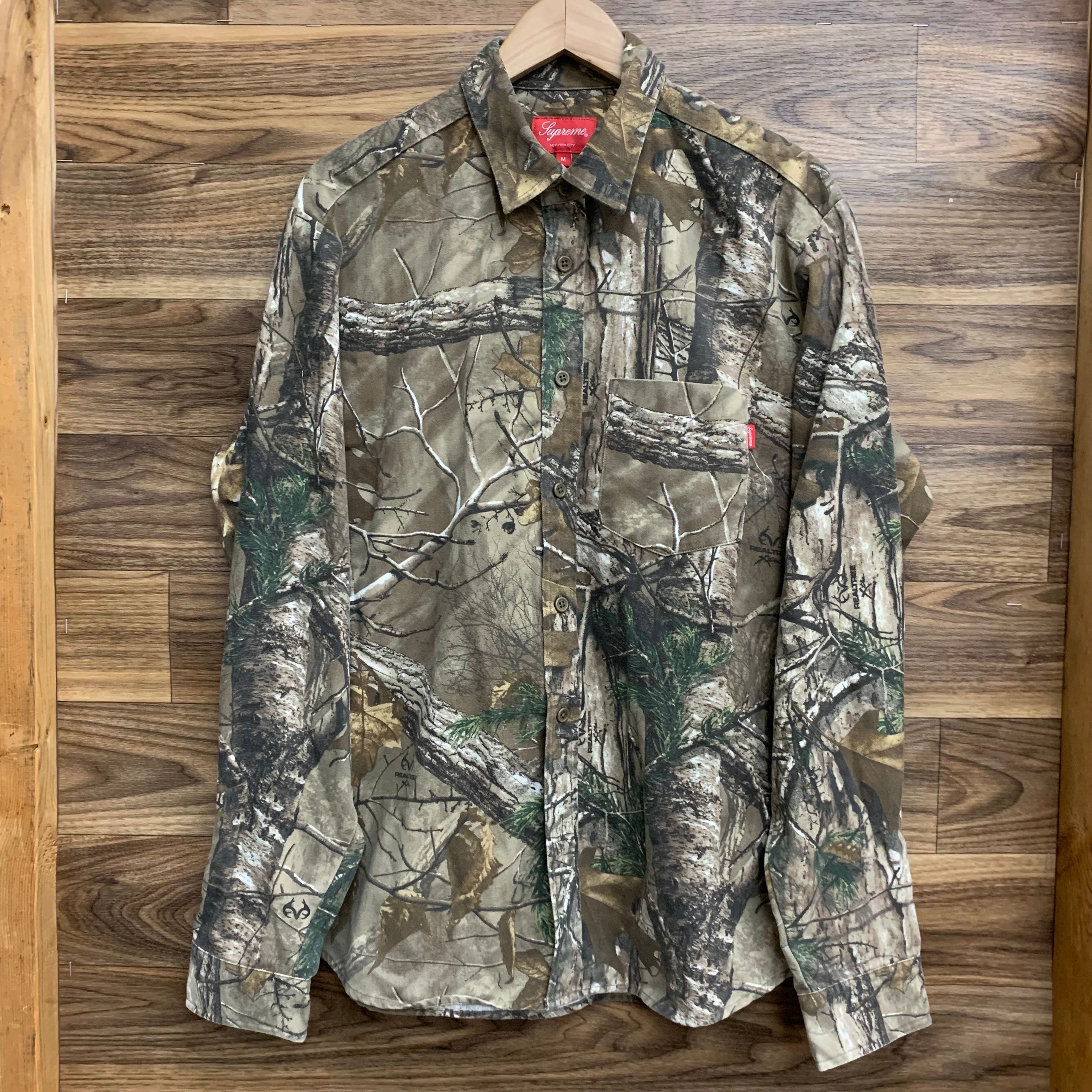 supreme 17AW Realtree Camo Flannel shirt