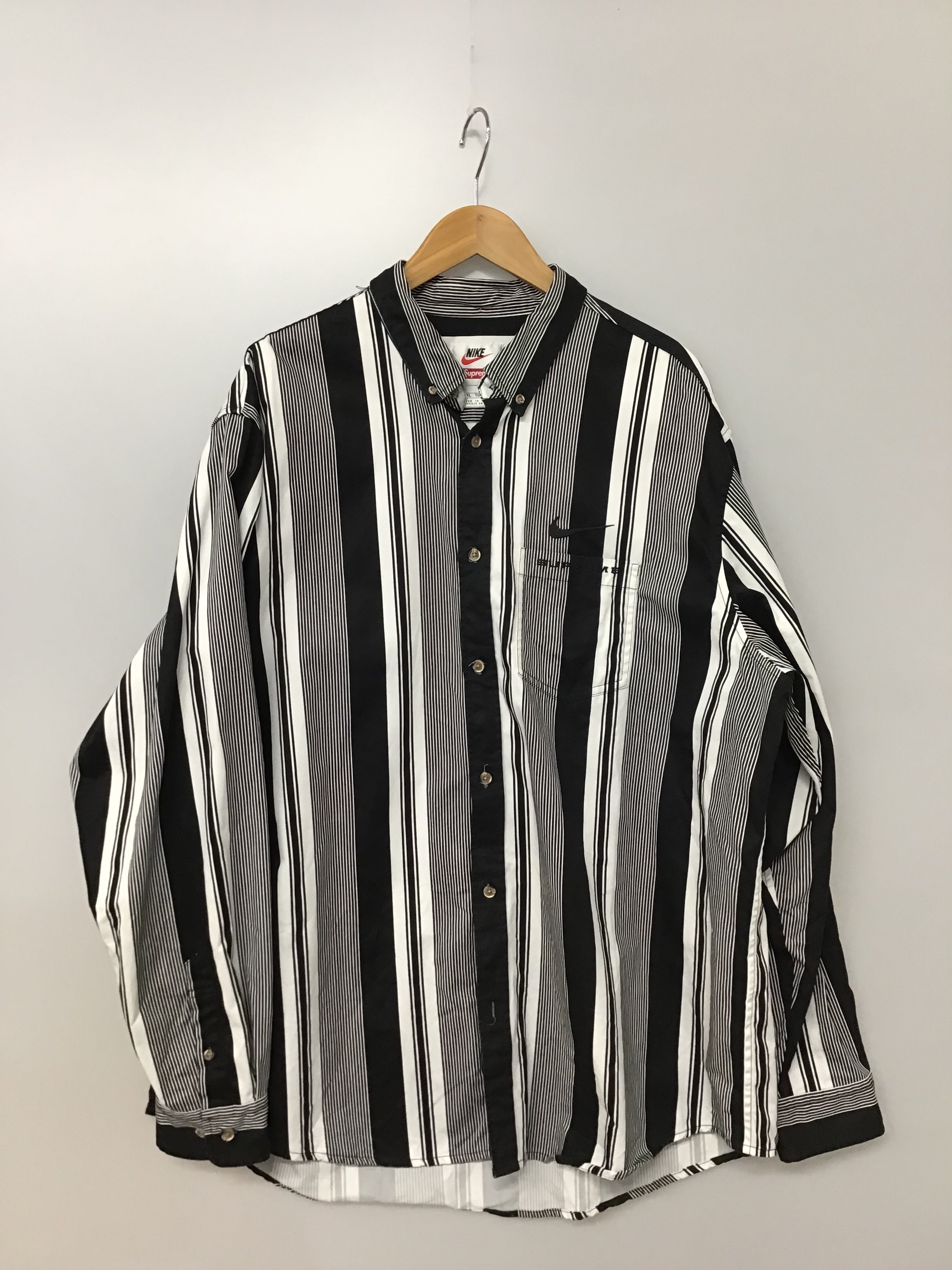 Supreme / Nike® Cotton Twill Shirt "Black"