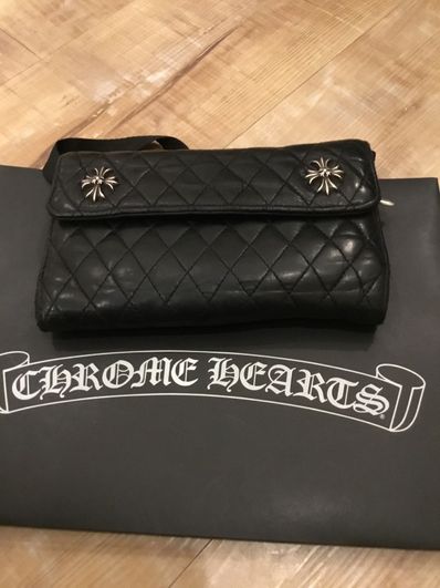 クロムハーツWAVE43SNP 3スナップ #4ウェーブ キルティング クロス