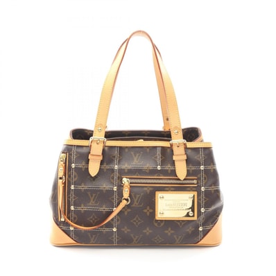 ルイ・ヴィトン LOUIS VUITTON リヴェット ハンドバッグ バッグ PVCコーティングキャンバス レザー モノグラム レディース ブラウン系 M40140 【中古】