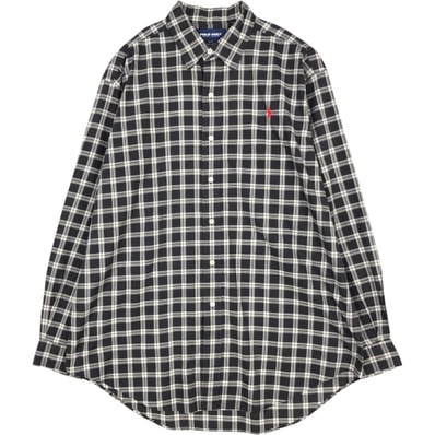 古着 ラルフローレン Ralph Lauren POLO GOLF LOFTING 長袖 コットンチェックシャツ メンズL相当/eaa676767