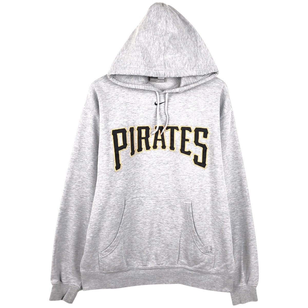 古着 ナイキ NIKE TEAM センターロゴ MLB PITTSBURGH PIRATES ピッツバーグパイレーツ スウェットプルオーバーパーカー メンズL相当/eaa671841