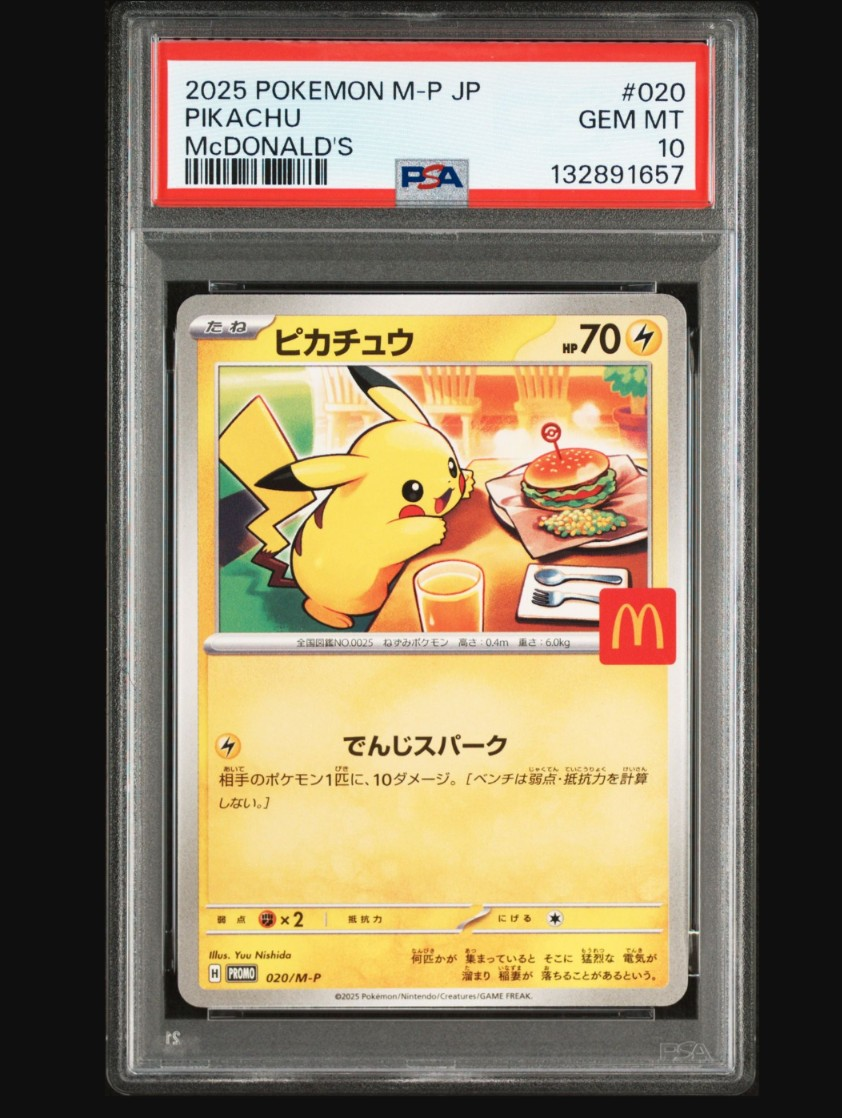ピカチュウ P [M-P 020](プロモカードパック「マクドナルド ハッピーセット2025」)