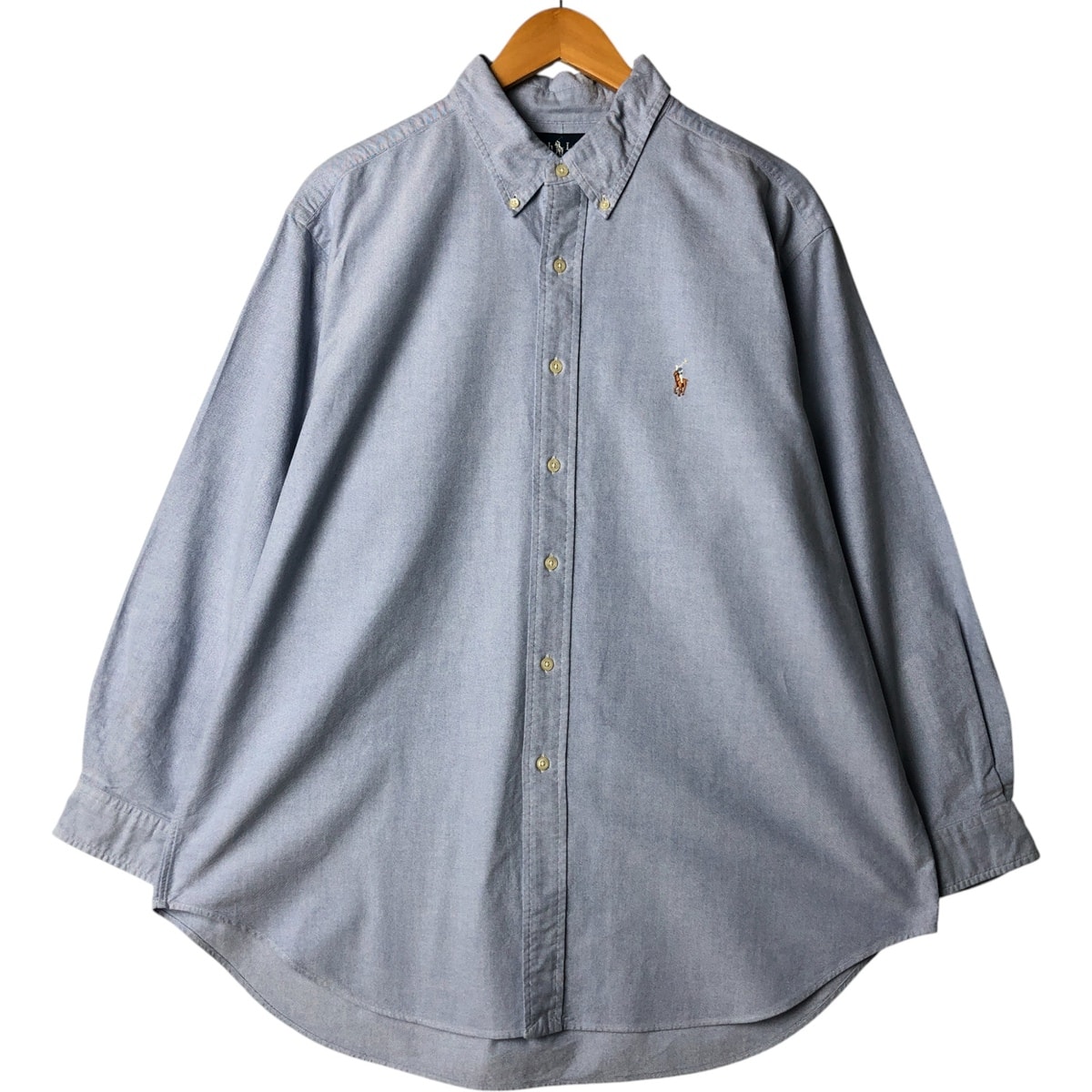 古着 ラルフローレン Ralph Lauren CLASSIC FIT クラシックフィット 長袖 ボタンダウンシャツ メンズXL相当/eaa567983