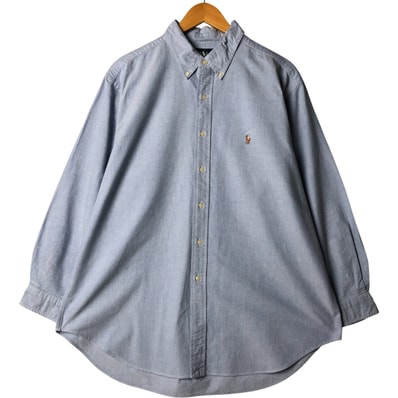 古着 ラルフローレン Ralph Lauren CLASSIC FIT クラシックフィット 長袖 ボタンダウンシャツ メンズXL相当/eaa567983