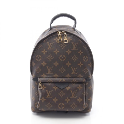ルイ・ヴィトン LOUIS VUITTON パームスプリングスPM リュックサック バックパック バッグ PVCコーティングキャンバス レザー モノグラム レディース ブラウン系 / ブラック系 M41560 【中古】
