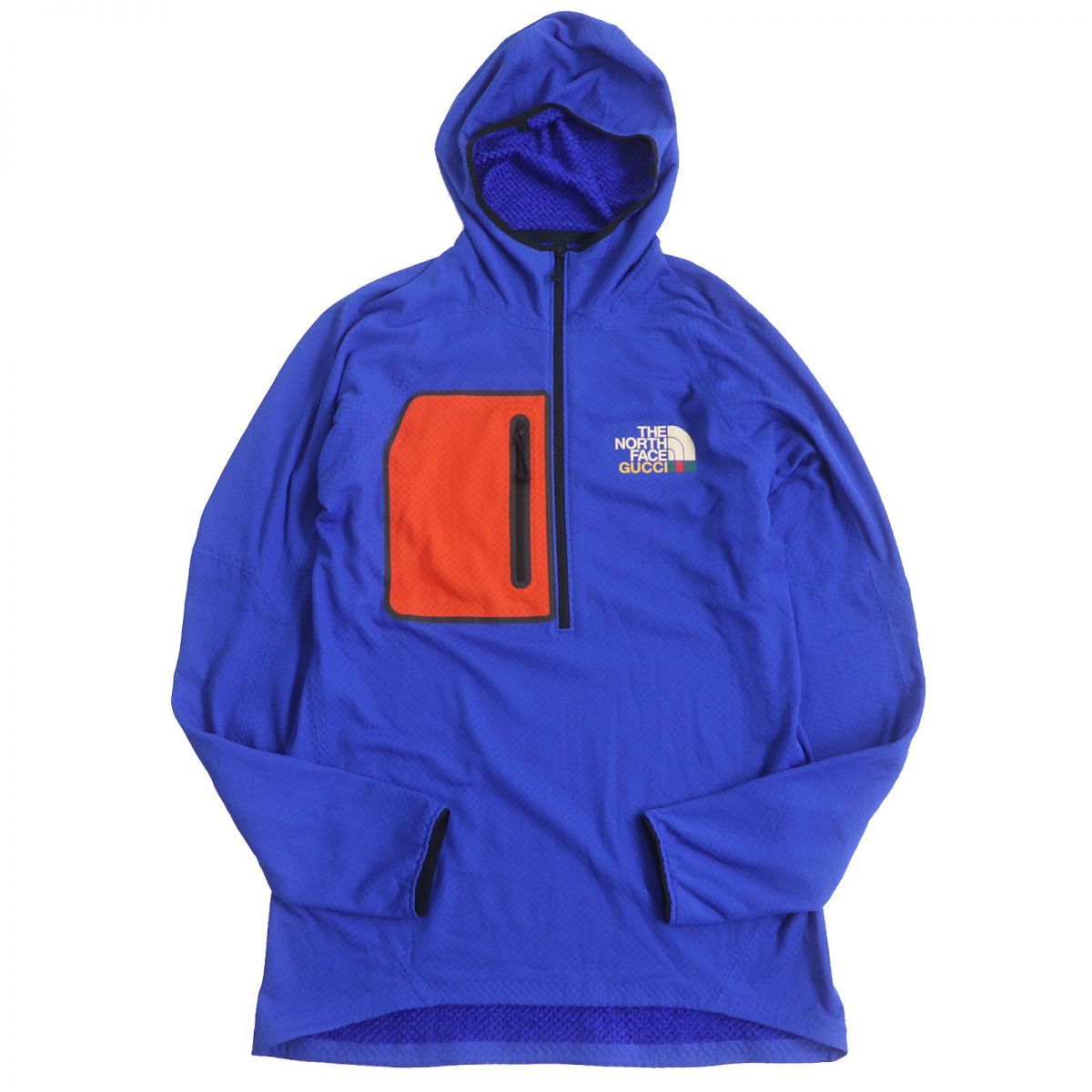 グッチ×ザ・ノースフェイス
 パーカー ブルー メンズ M