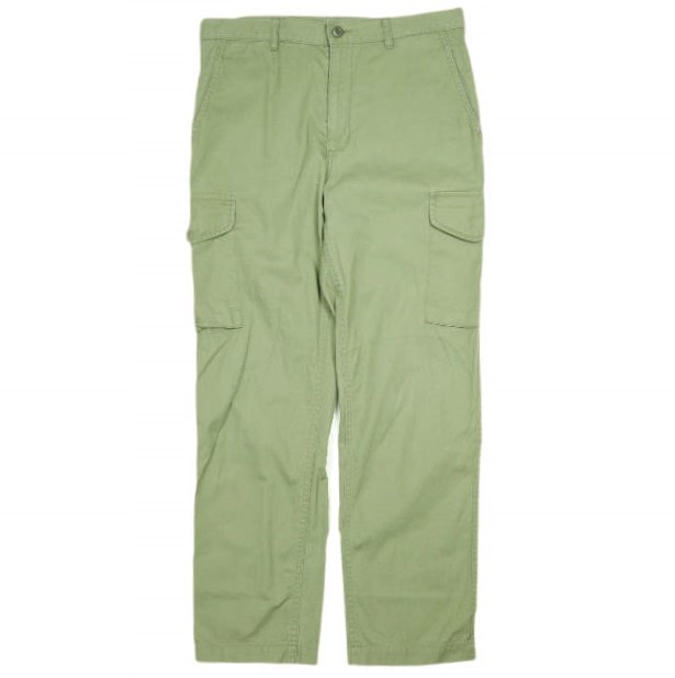 COMME des GARCONS HOMME コムデギャルソンオム 22SS 日本製 コットンツイル テーパードカーゴパンツ HI-P013 M Olive 6ポケット ジップフライ ボトムス g24276