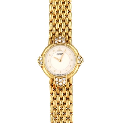 【ノーメンテナンス還元価格】セイコー クレドール YG/D 1E70-0340 YG クォーツ