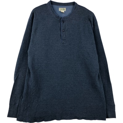 古着 90~00年代 エルエルビーン L.L.Bean ヘンリーネック ロングTシャツ ロンT カナダ製 メンズXL相当/eaa610077