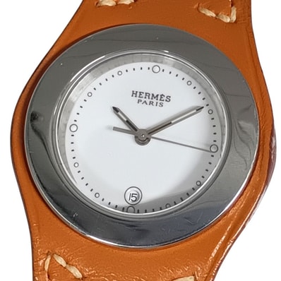 HERMES エルメス HA3.210 アーネ デイト クォーツ 腕時計 C1341