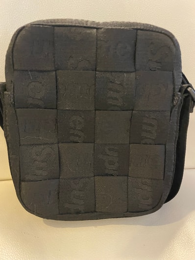 Supreme Woven Shoulder Bag "Black" (23SS)