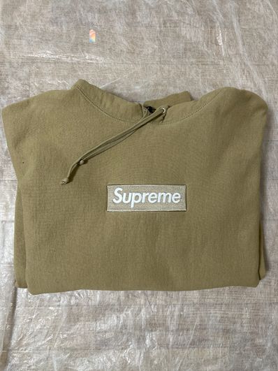 Supreme Box Logo Hooded Sweatshirt "Dark Sand" (23FW)