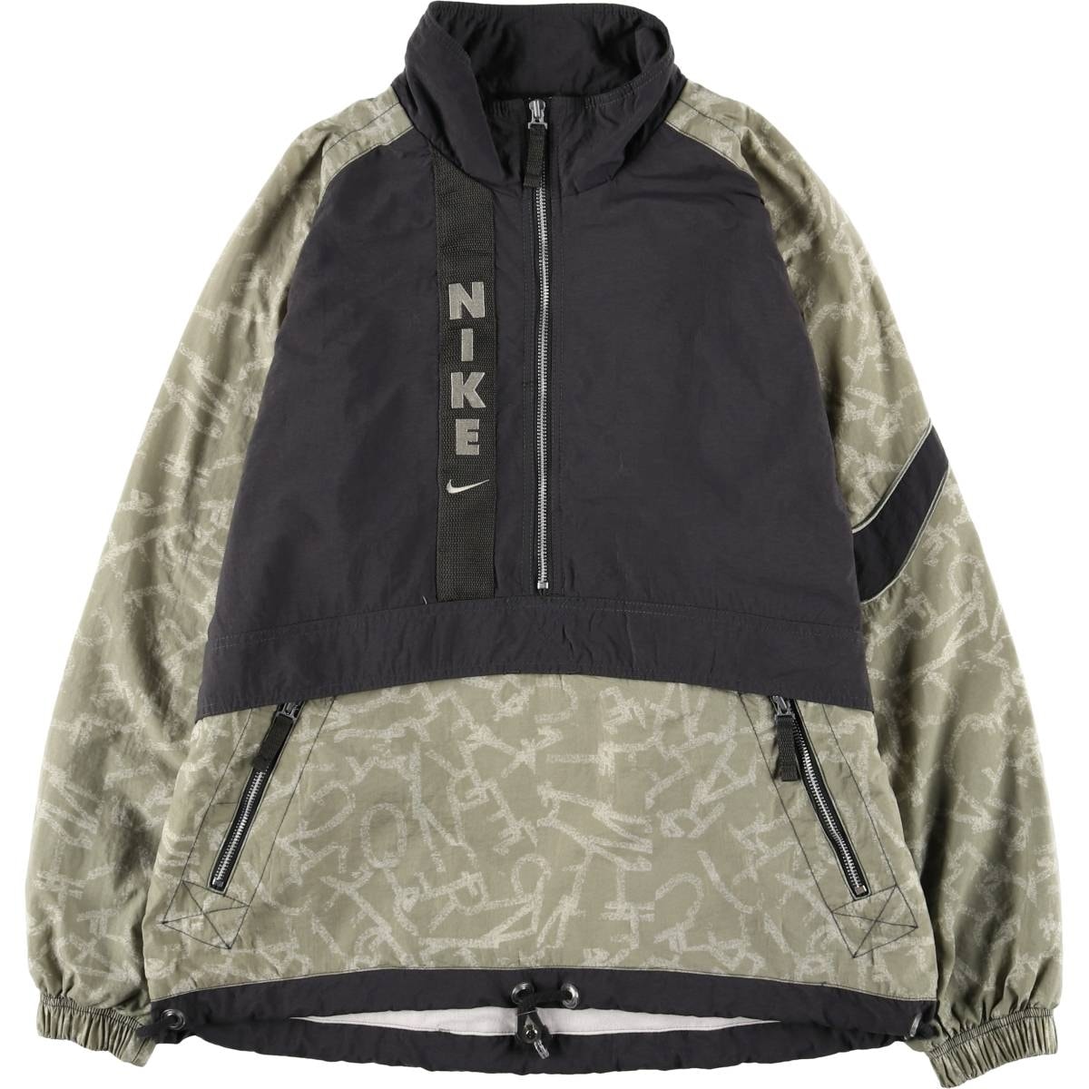 古着 90年代 ナイキ NIKE 総柄 アノラックジャケット メンズS相当 ヴィンテージ/eaa576254