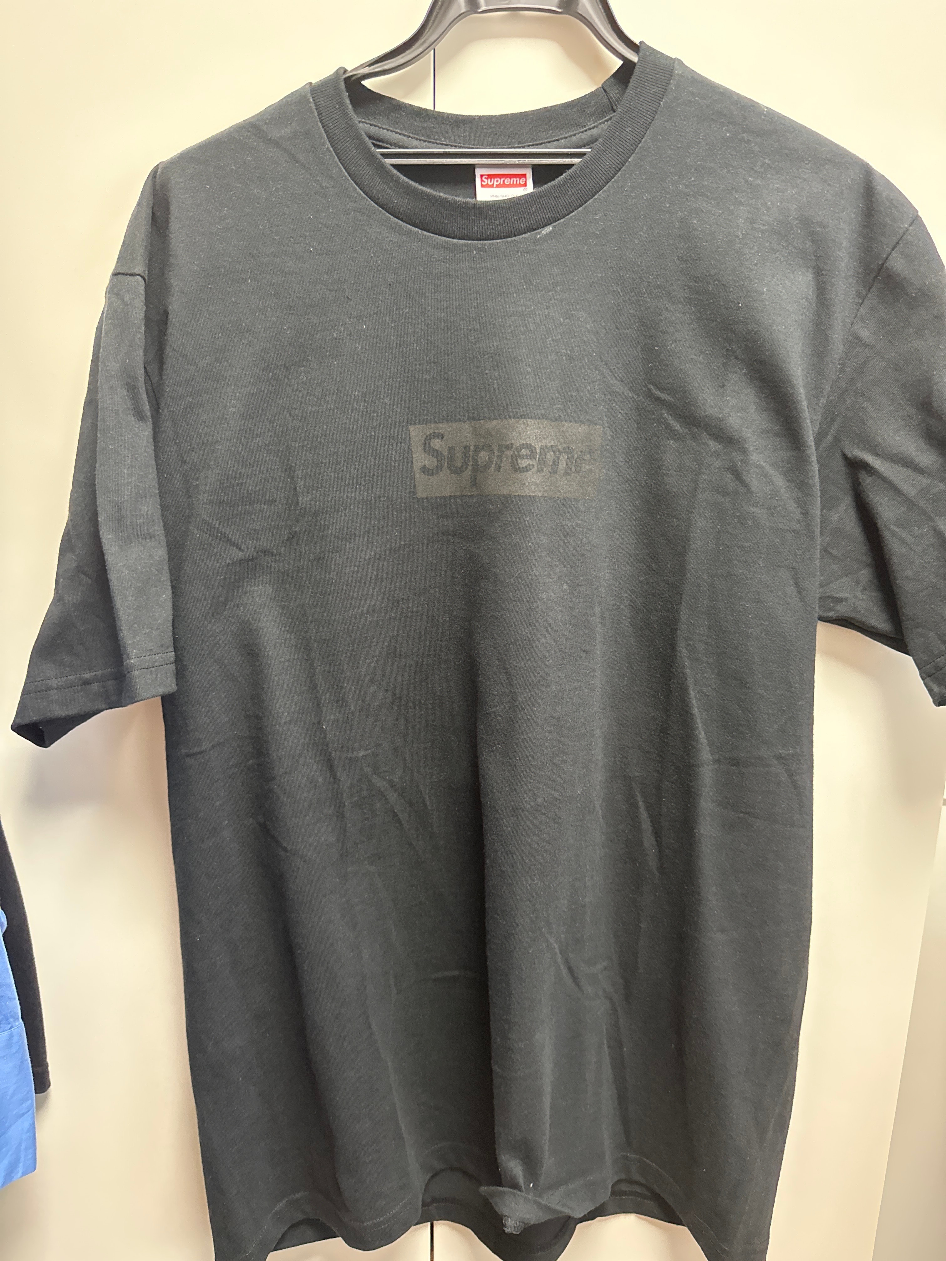 Supreme Tonal Box Logo Tee "Black"