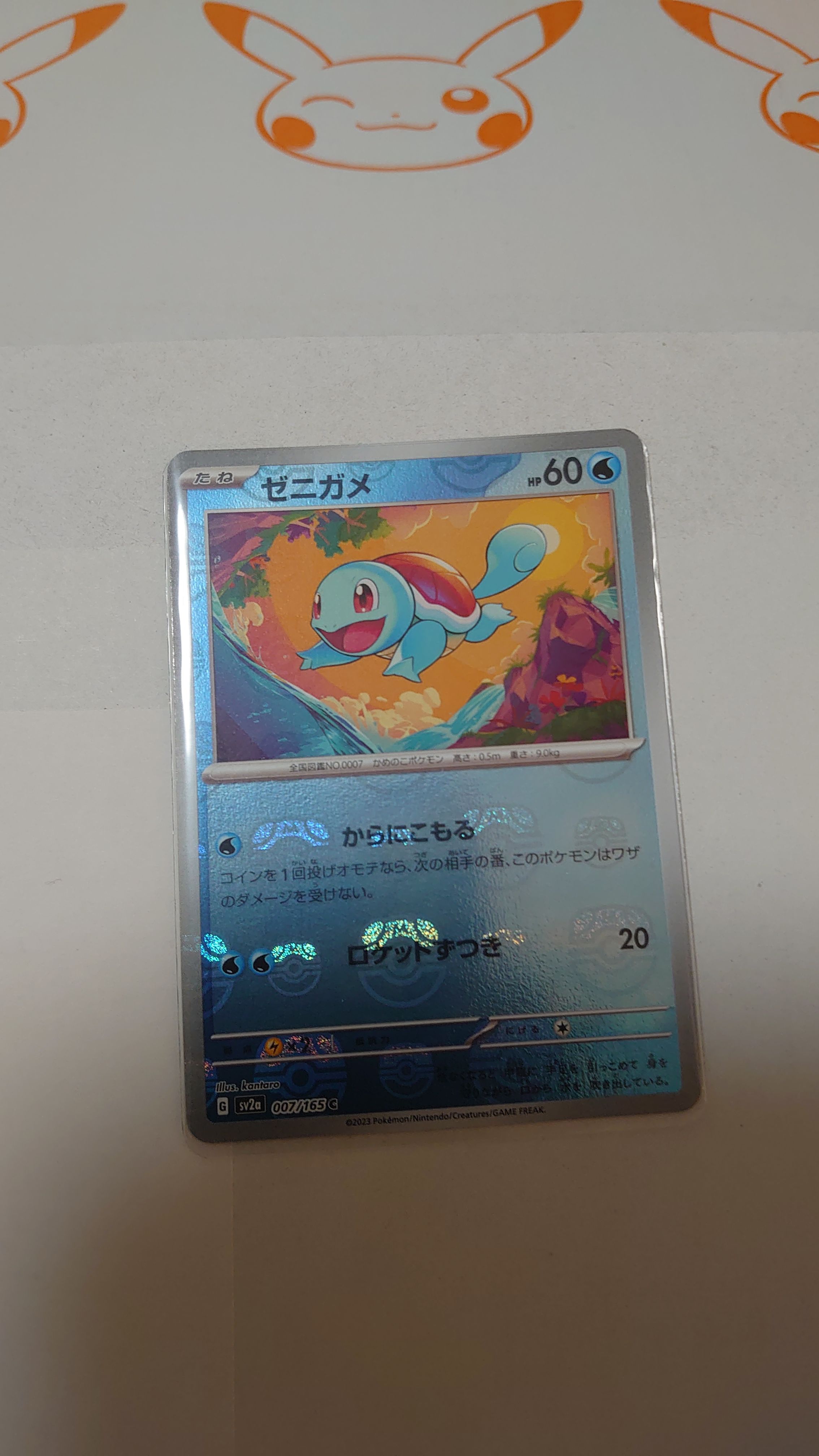 ゼニガメ C: マスターボールミラー[SV2a 007/165](強化拡張パック「ポケモンカード151」)