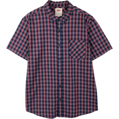 古着 リーバイス Levi's 半袖 ボタンダウン チェックシャツ メンズL相当/eaa655462