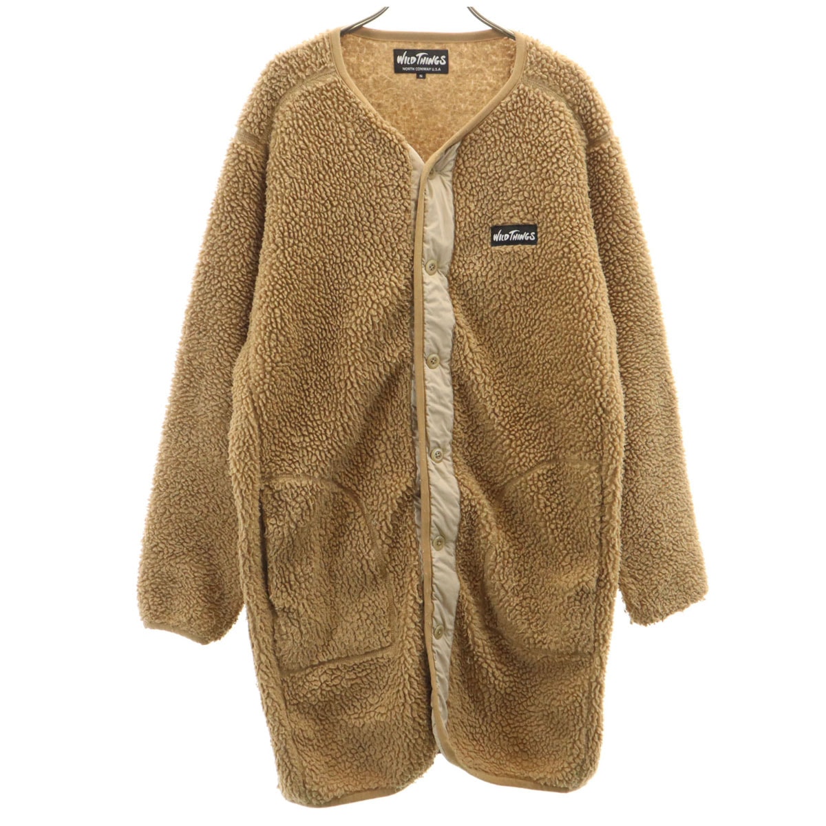 WILDTHINGS ワイルドシングス ボアコート S ベージュ