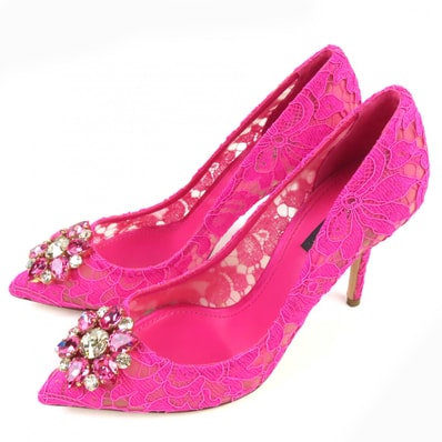 未使用品 ドルチェ&ガッバーナ
パンプス ピンク レディース 38.5