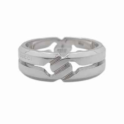GUCCI グッチ インターロッキング リング・指輪
SV925 17.5号 シルバー 新品仕上済 メンズ
【中古】