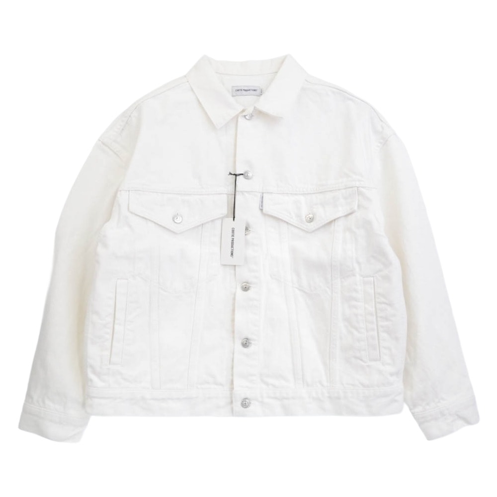 COOTIE クーティー ジャケット 3rd Type Denim Jacket ホワイトデニム ジャケット ホワイト系 M【美品】【中古】