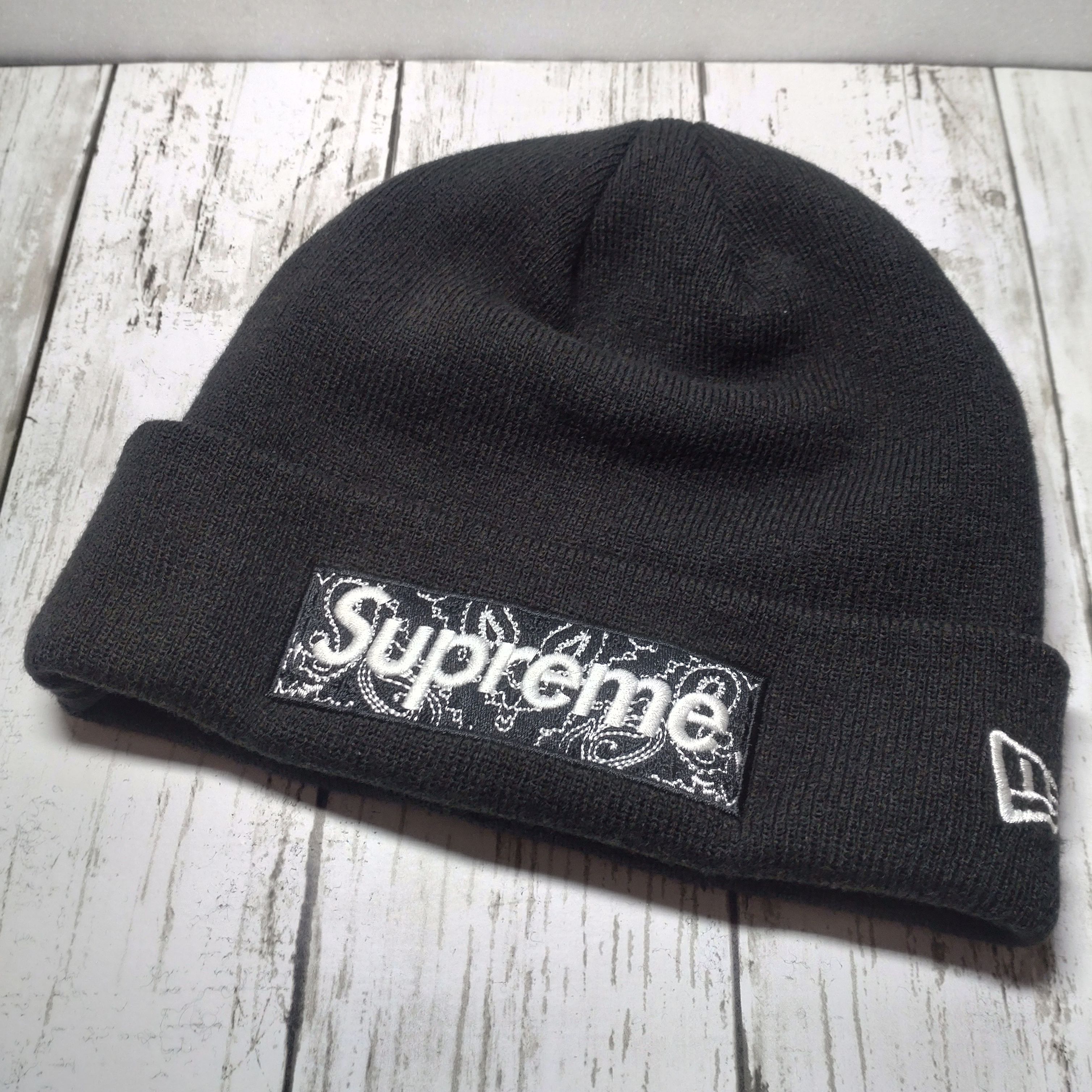 Supreme New Era® Box Logo Beanie "Black"