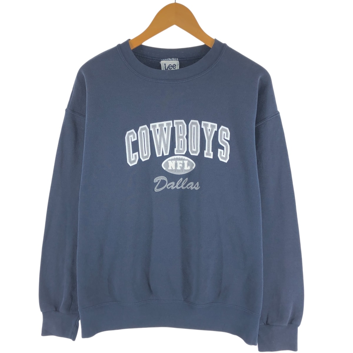 古着 90~00年代 リー SPORT NFL DALLAS COWBOYS ダラスカウボーイズ プリントスウェットシャツ トレーナー メンズM相当/eaa534101