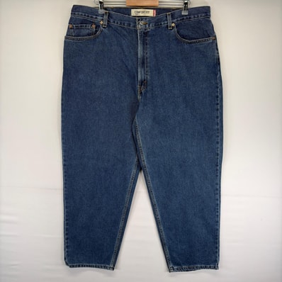 古着 リーバイス Levi's デニム パンツ デニムパンツ テーパード ジッパーフライ 大きいサイズ Gパン 560 W42 L30 ブルー系 メンズ