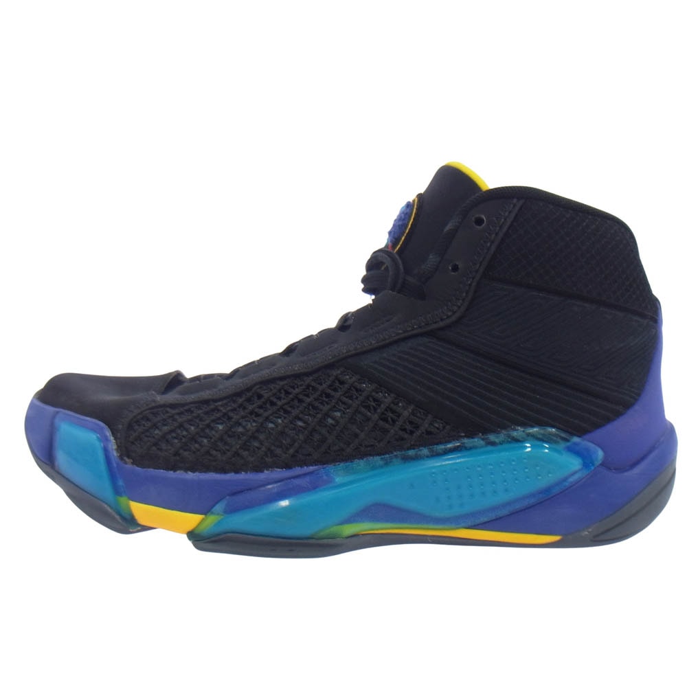 NIKE AIR JORDAN ナイキ ジョーダン スニーカー DZ3355-001 Air Jordan 38 Aqua AJ38 エアジョーダン アクア スニーカー ブラック系 パープル系 ブルー系 26.5cm【中古】