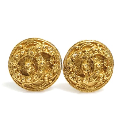 シャネル CHANEL イヤリング ココマーク メタル ゴールド レディース【中古】 e61709a