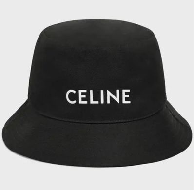 CELINE Bucket Hat In Gabardine Cotton "Ultra Black"