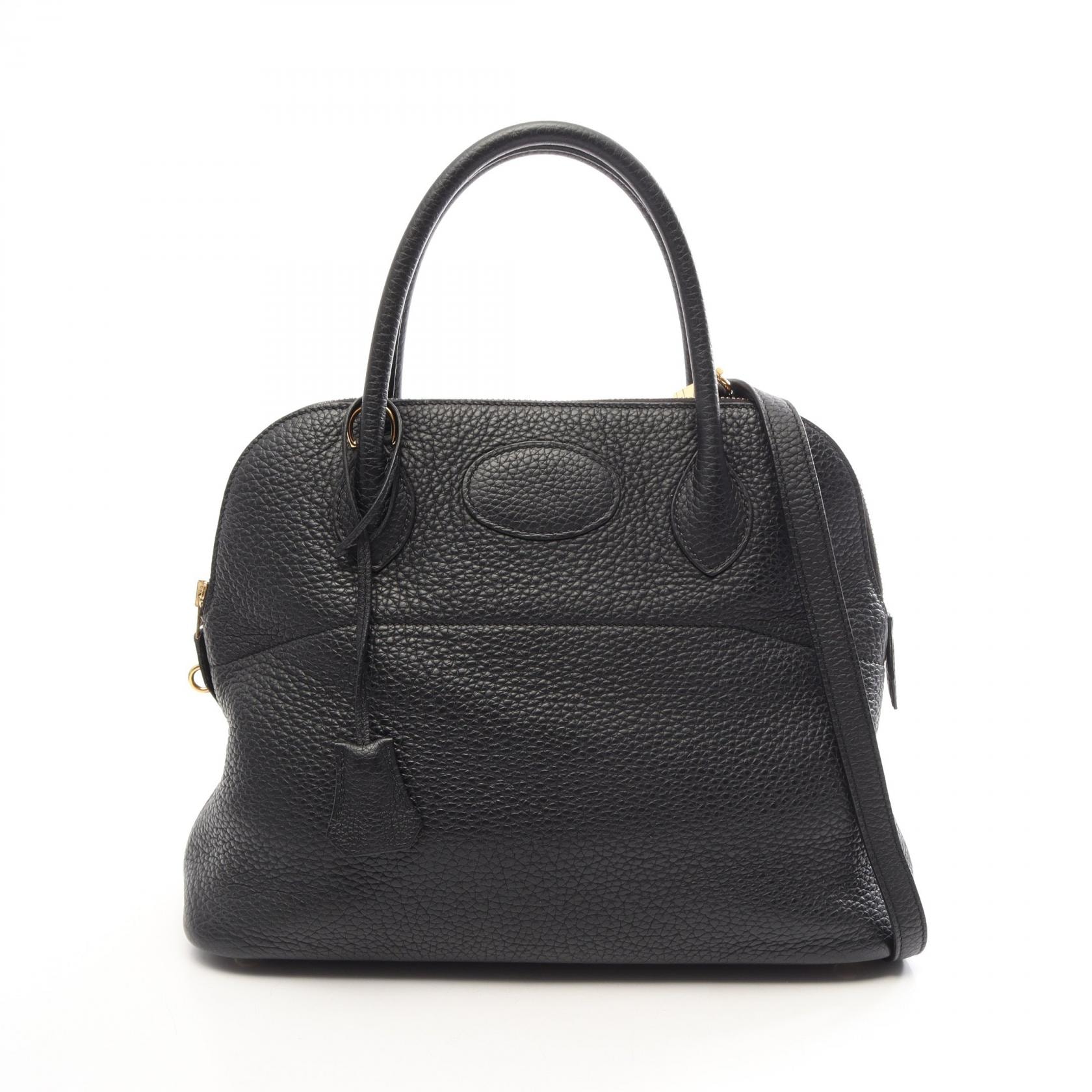 エルメス HERMES ボリード31 2WAY ハンドバッグ バッグ レザー トリヨンクレマンス Y刻印(2020年製造) レディース ブラック系 【中古】